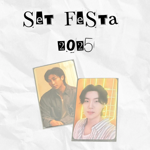BTS YOONGI & RM - FESTA 2025 SET
