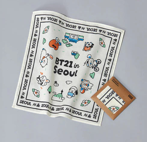 BT21 - HAND TOWEL SEOUL EDITION [SOBRE PEDIDO]