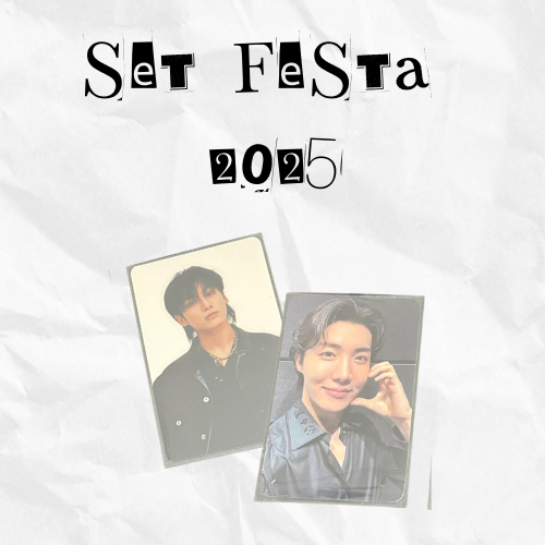 BTS JHOPE & JUNGKOOK - FESTA 2025 SET