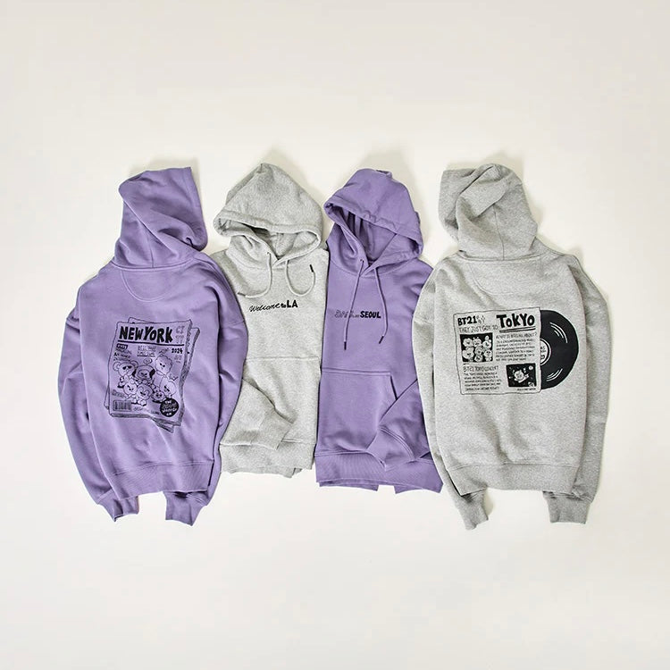BT21 - HOODED SWEATSHIRT [SOBRE PEDIDO]
