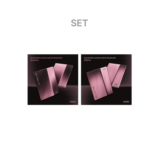 BLACKPINK - DEADLINE STANDARD SET (BLACK + PINK) [PREVENTA]