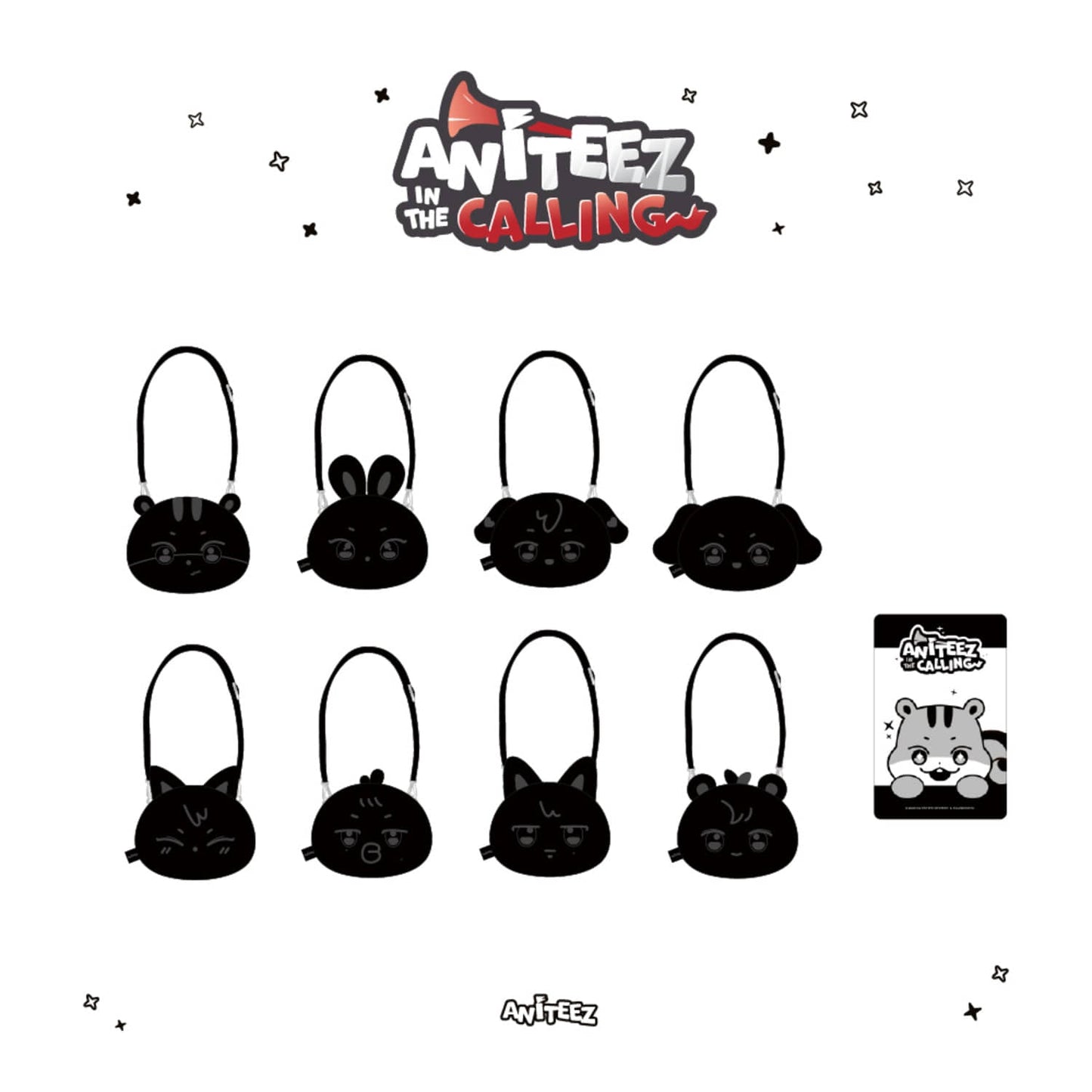 ATEEZ - FACE POUCH BAG [PRE ORDEN]