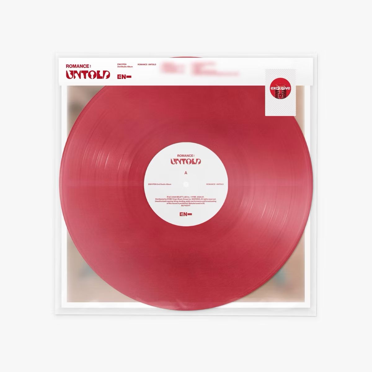 ENHYPEN - ROMANCE: UNTOLD (VINYL TARGET)